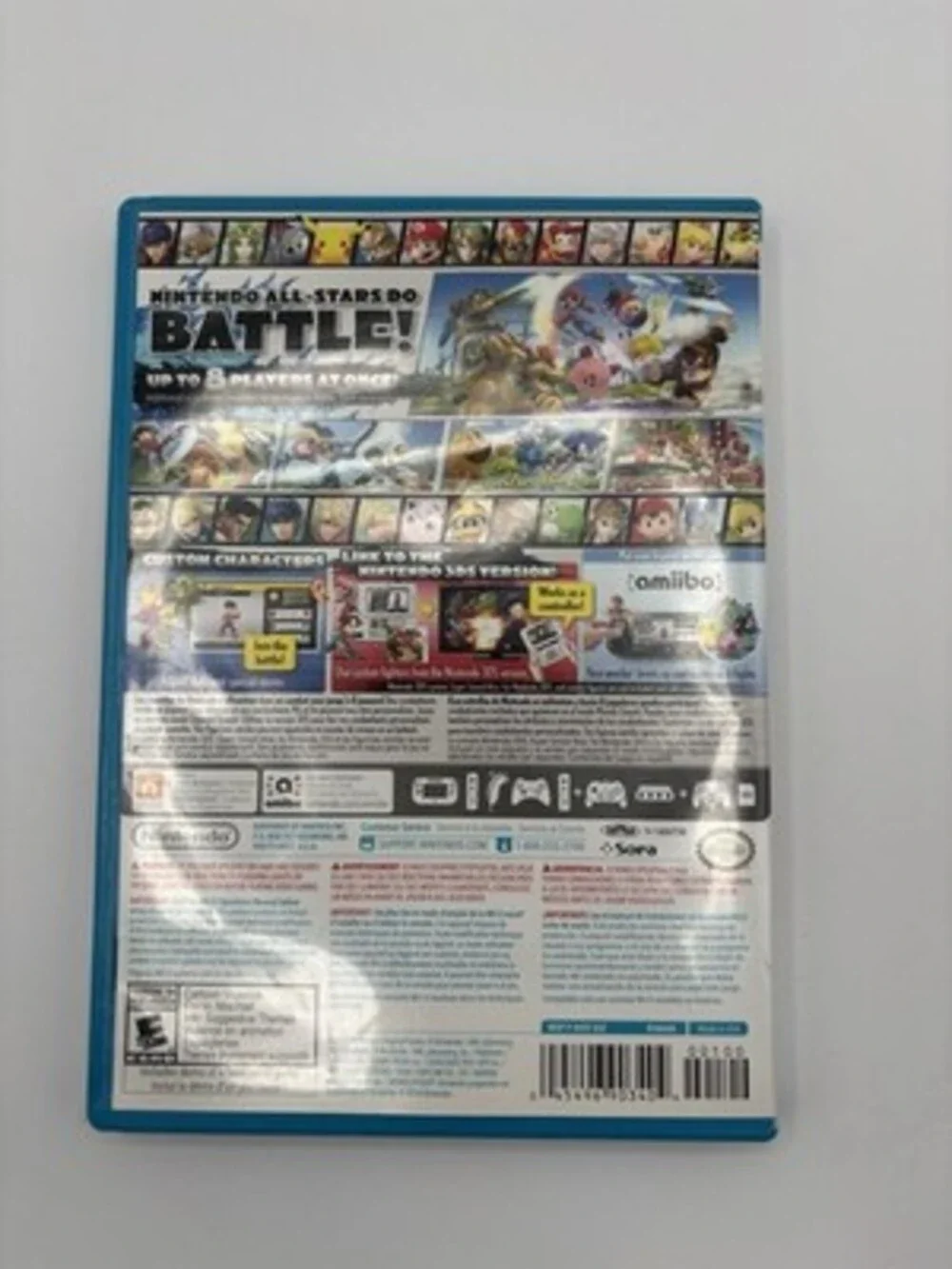 Nintendo Super Smash Bros. for Wii U Fighting 2014 Multiplayer Manual NTSC-U/C